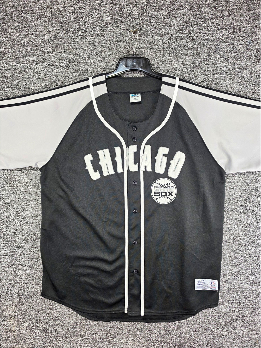Dynasty Chicago White Sox MLB Baseball Jersey Black/White Size 2XL
